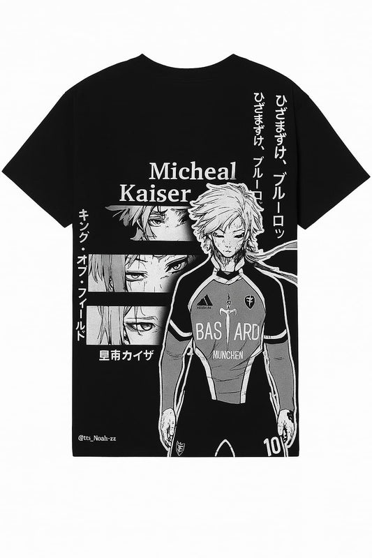 Oversized Anime Rose &amp; Michael Kaiser Graphic T-Shirt – 100% Cotton